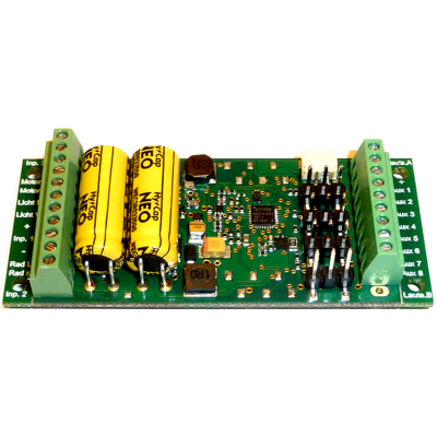 DLE 2G / Großbahndecoder mit Speicherkondensator