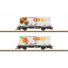 LGB 45898 RhB-Set Containerwagen, coop®